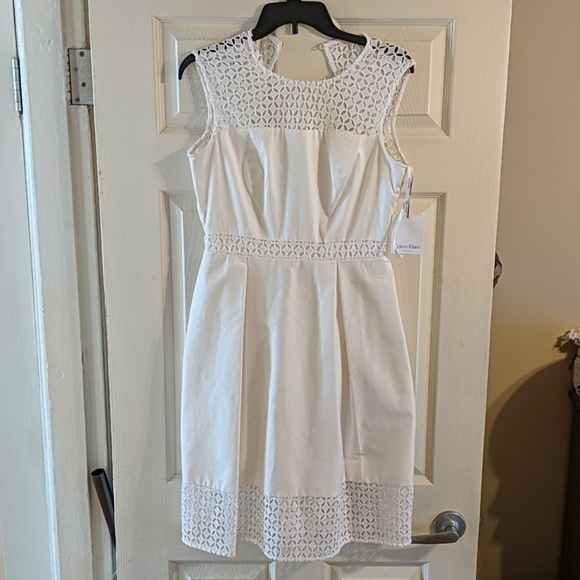 Calvin Klein Dresses & Skirts - Beautiful White NWT Calvin Klein Dress